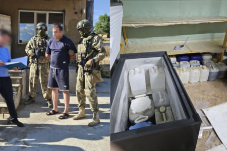 Тонналаған есірткі: Түркістан облысында жасырын зертхана әшкере болды