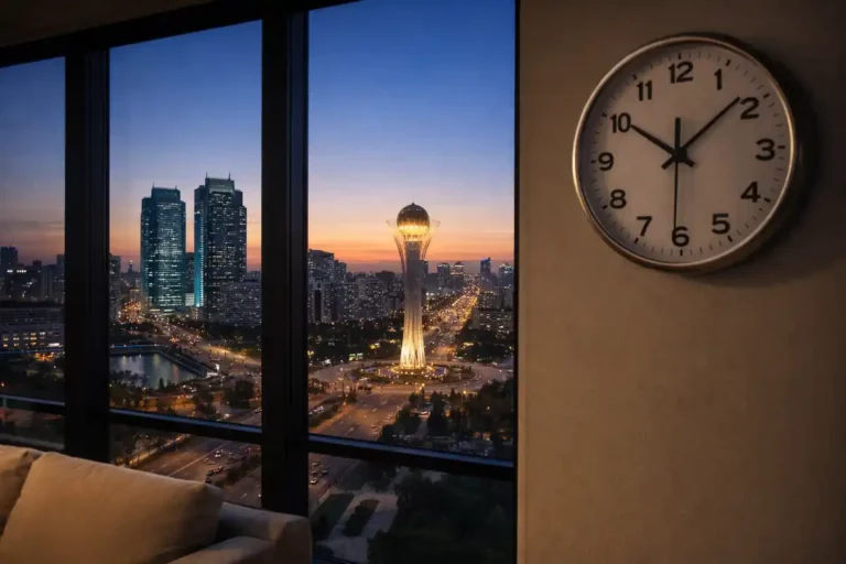 уақыт белдеуін ауыстыру