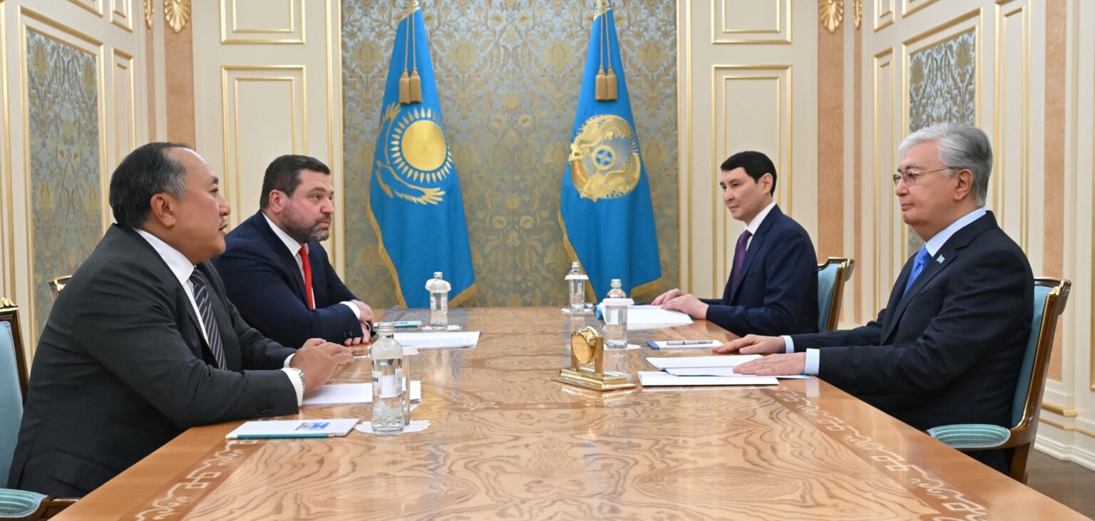 Тоқаев Kaspi.kz компаниясының негізін қалаушыларды қабылдады