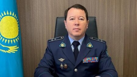 Алматы облысы Полиция департаментін басқарған Әленов жаңа қызметке кірісті