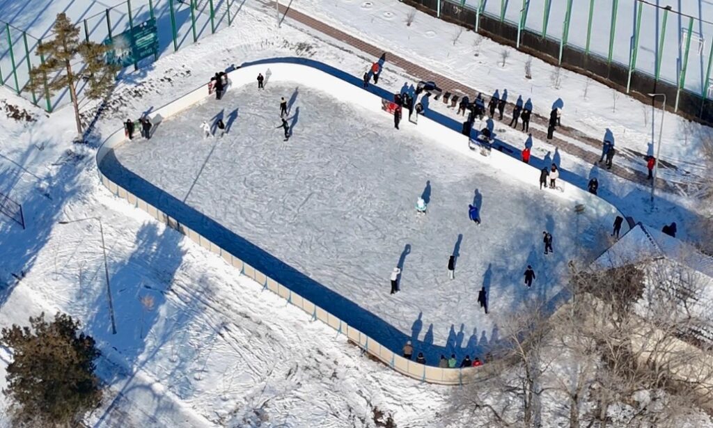 Қонаевта мұз айдыны ашылды