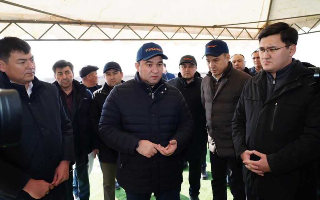 Түркістан облысының әкімі Жетісай ауданындағы бірқатар нысанның жұмысымен танысты