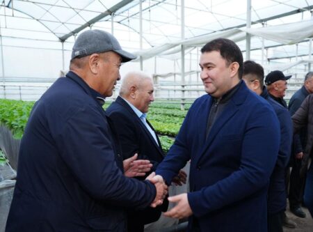 Түркістан облысының әкімі іссапармен Қазығұрттағы шаруа қожалықтарына барды