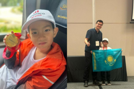 Астаналық 1-сынып оқушысы халықаралық олимпиадада алтын медаль алды