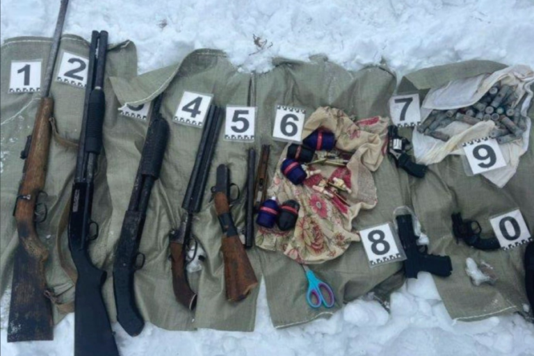 Қаңтар оқиғасы кезінде ұрланған қару-жарақ табылды