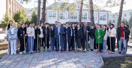 Жетісу университетінің жастары Наурызнама аясындағы сенбілік ұйымдастырды