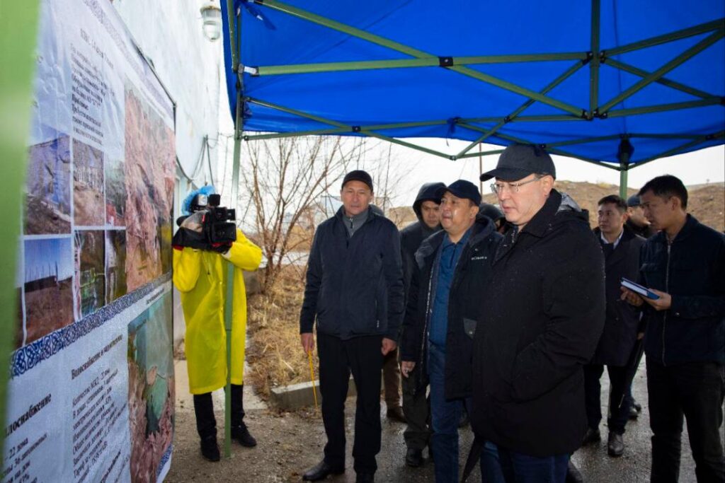 Марат Сұлтанғазиев Улкен ауылына жұмыс сапарымен барды