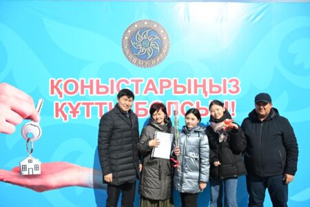 Талдықорғанда 23 көпбалалы отбасы баспаналы болды