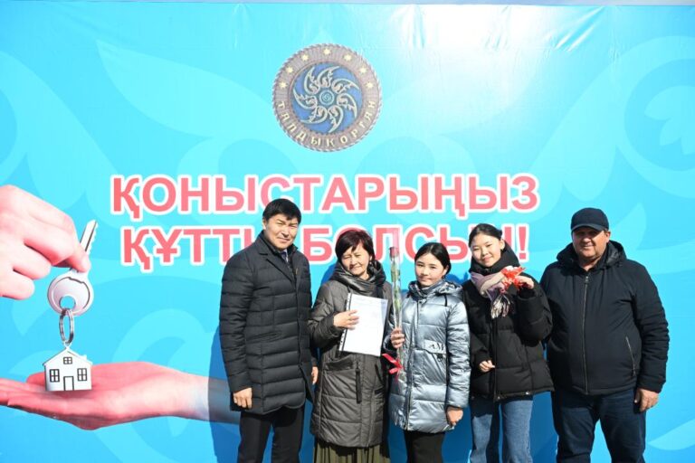 Талдықорғанда 23 көпбалалы отбасы баспаналы болды