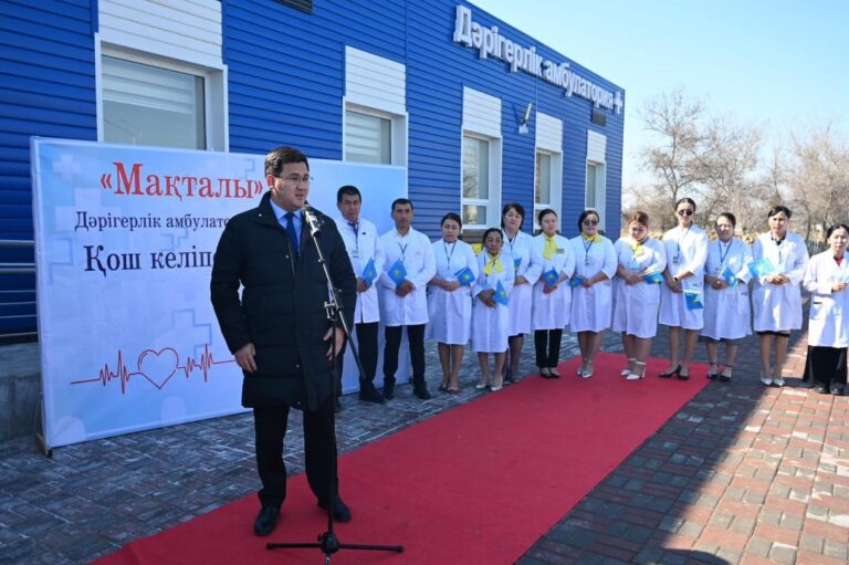 «Ауылда денсаулық сақтауды жаңғырту»: Жетісайда тағы бір денсаулық сақтау нысаны қолданысқа берілді
