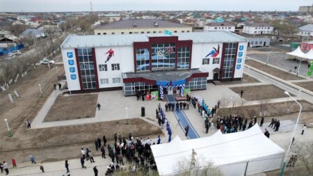 Жалағаш ауданында дене шынықтыру-сауықтыру кешені ашылды