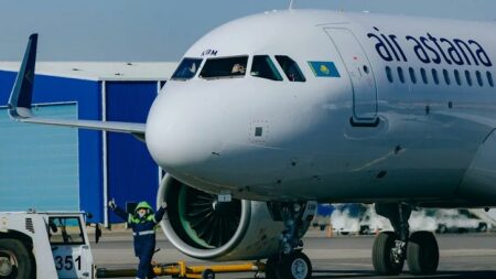 Air Astana ұшағы мәжбүрліктен Бакуға қонды