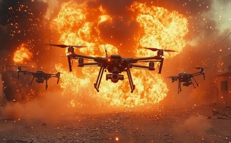 Украинаның термитті дрондары жау танксін отқа орап жатыр