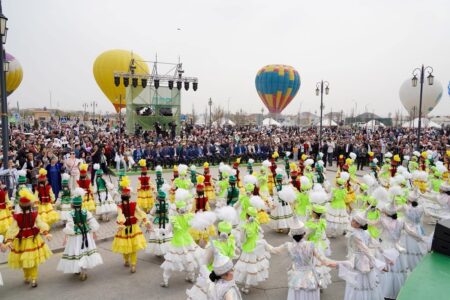 Түркістанда наурыз мерекесі халықаралық деңгейде атап өтілді