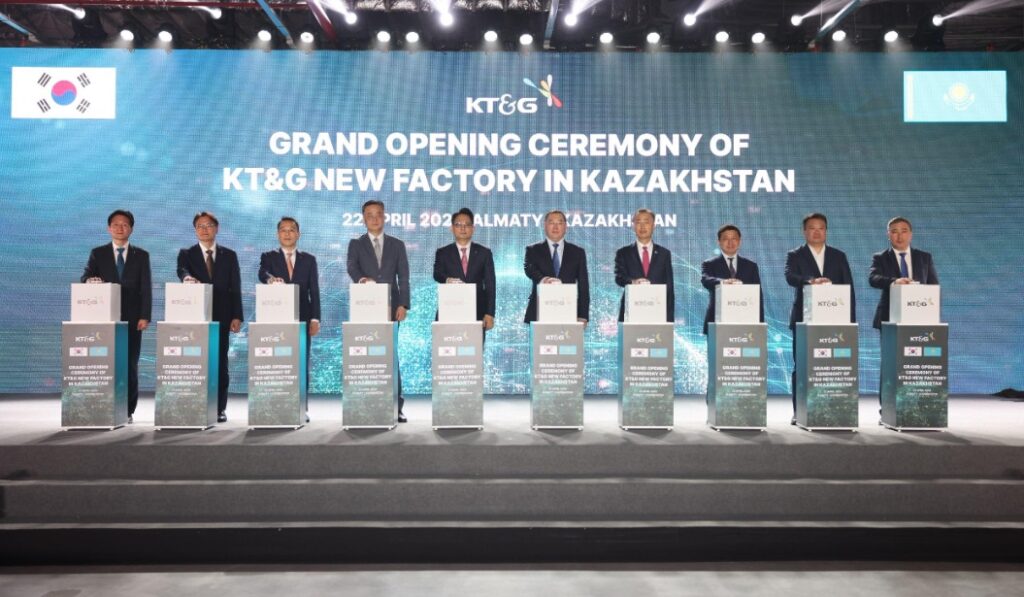Алматы облысы. KT&G-ның жаңа зауыты – 70 млрд теңге инвестиция жұмысап жылына 25 млрд теңге салық төлейді