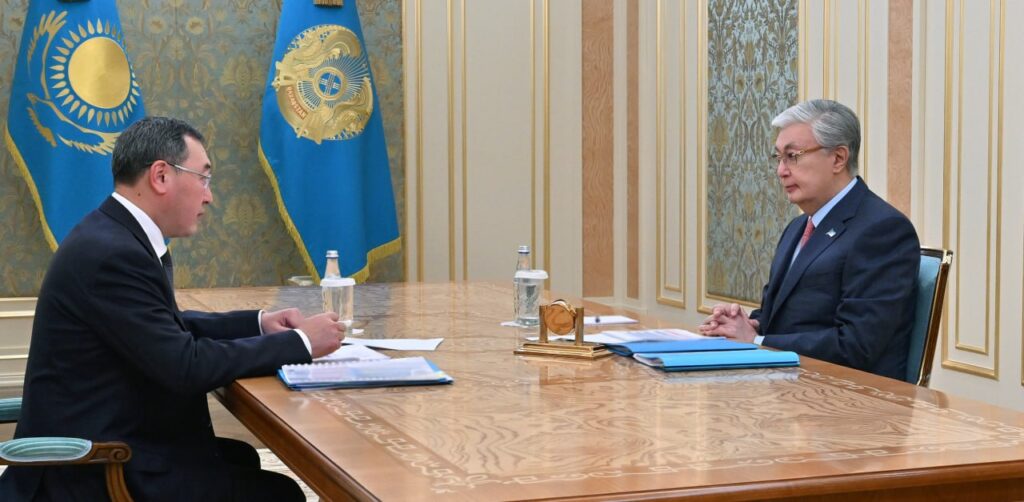 Алматы облысының әкімі Қасым-Жомарт Тоқаевқа есеп берді