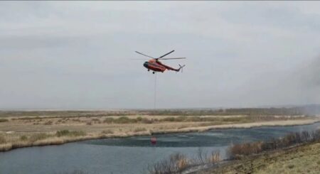 Зайсанда алапат өрт сөндірілді: 400 құтқарушы және тікұшақтар жұмылдырылды