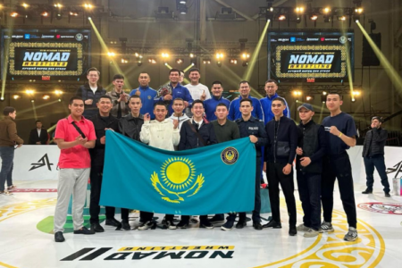 Алматыда өткен Nomad Wrestling 2 турнирінде ІІМ қызметкері джиу-джитсудан әлем чемпионын ұтты