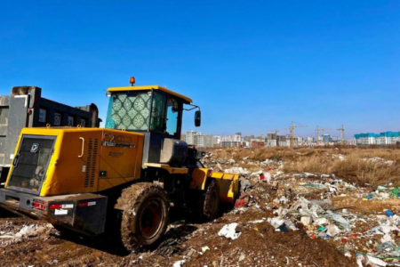 Астананың әр ауданында рұқсат етілмеген жерлерге қоқыс тастауға қарсы рейд жүргізілуде