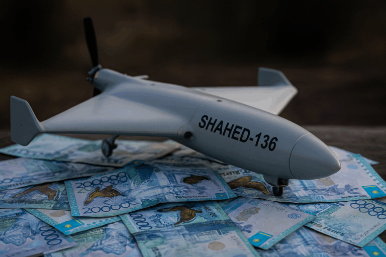 Қазақ теңгесінен «Шахед» жасамақ па? Ресейліктер біздегі ақша әкеп жатқан салаларға дендеп енуде