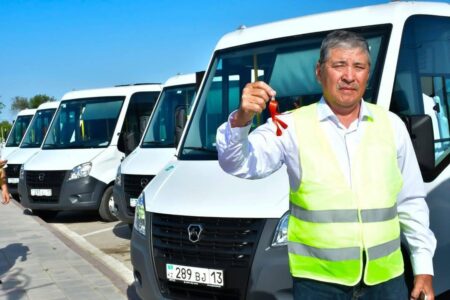 Ордабасы ауданында қоғамдық көлік паркі жаңартылды