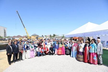 Қызылордада «Достық үйінің» жаңа ғимаратының іргетасын қалау рәсімі өтті