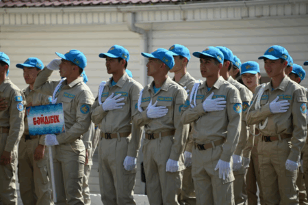 Жеңістің 80 жылдығы: Түркістанда «Айбын-2025» әскери-патриоттық байқауы өтті