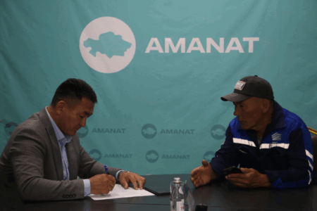 Алматы облысының Іле ауданындағы ірі зауытта көшпелі қоғамдық қабылдау өтті