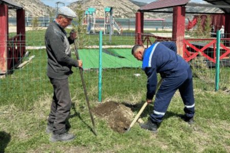Қасым Қайсенов кентінде «Таза Қазақстан» экологиялық акциясы басталды