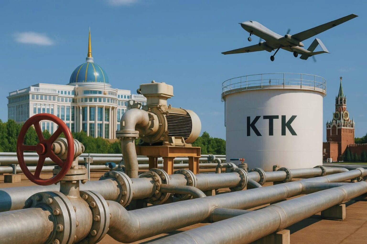 Украина дрондары істен шығарған Қазақстанның негізгі мұнай құбыры қайта іске қосылды