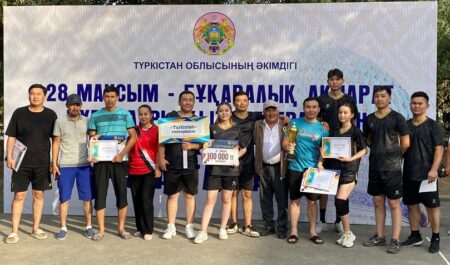 Түркістанда БАҚ өкілдері арасында спартакиада өтті