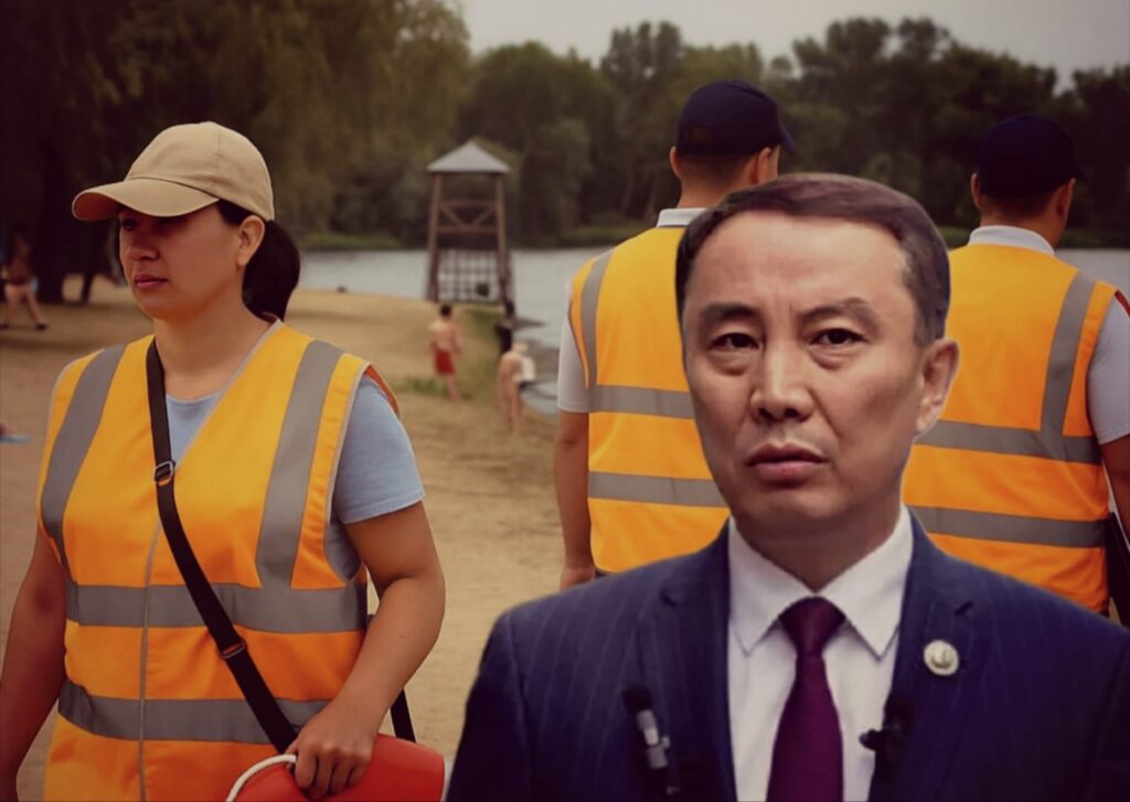 Қостанайлық шенділер жазғы демалыста ұстаздарға жағажай күзеттіріп қойған