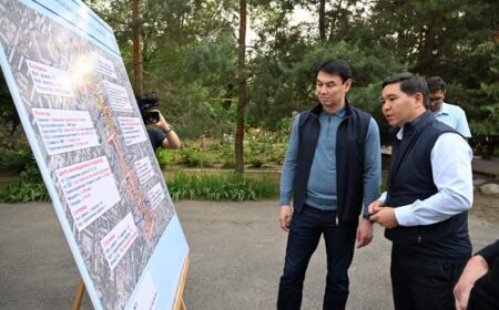 Дархан Сатыбалды Әуезов ауданында жүзеге асып жатқан әлеуметтік-инфрақұрылымдық жобалармен танысты