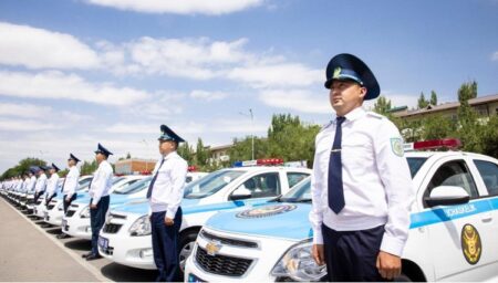 Алматы облысы. Әкім қолынан қолынан 40 жаңа көлік кілтін алған полиция қоғамдық тәртіпті жаңа деңгейге көтереді Алматы облысы полициясы