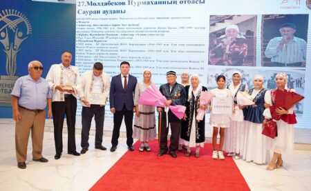 Түркістанда «Мерейлі отбасы – 2025» ұлттық байқауының жеңімпаздары марапатталды