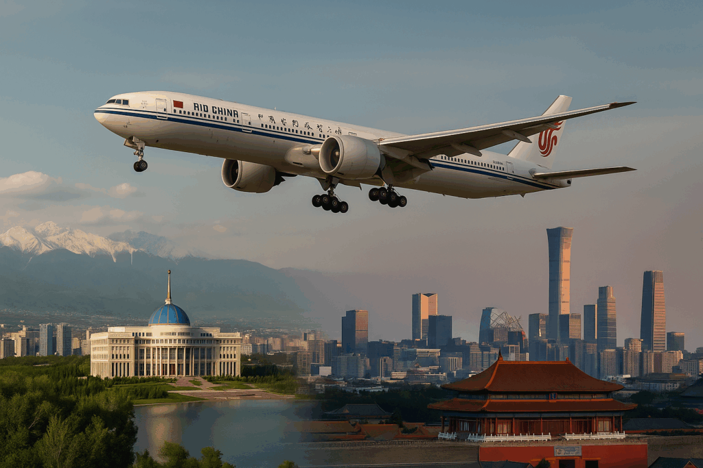 Air China Алматыға келді: Қытай мен Қазақстан арасында жаңа дәліз ашылды