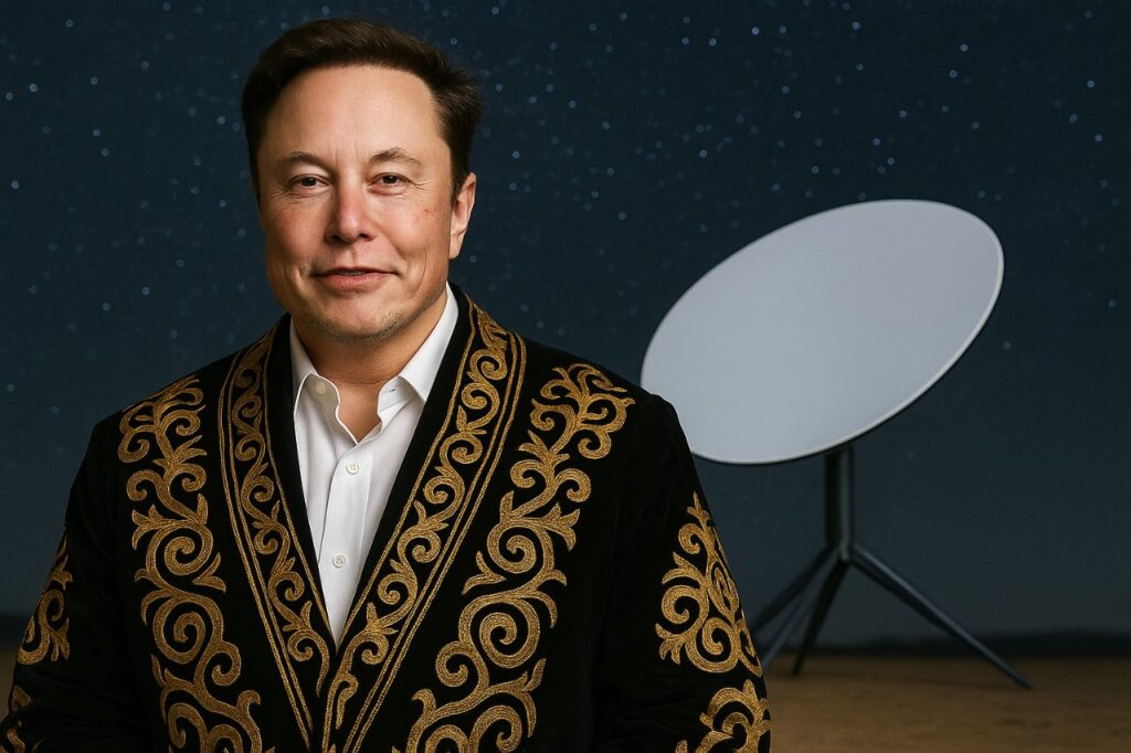 Илон Масктың интернеті Қазақстанда ресми іске қосылды