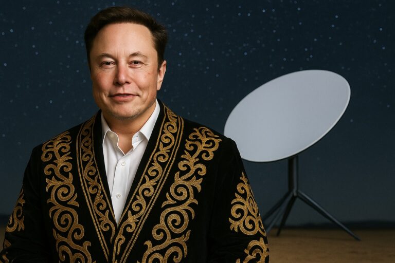 Илон Масктың интернеті Қазақстанда ресми іске қосылды