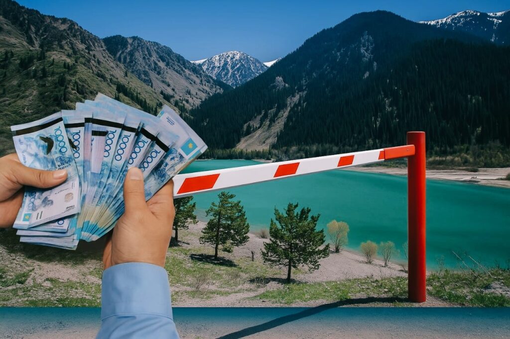 Есік көліне «есік ашқандар»: туристерден заңсыз ақша жинаған компанияның әрекеті әшкере болды