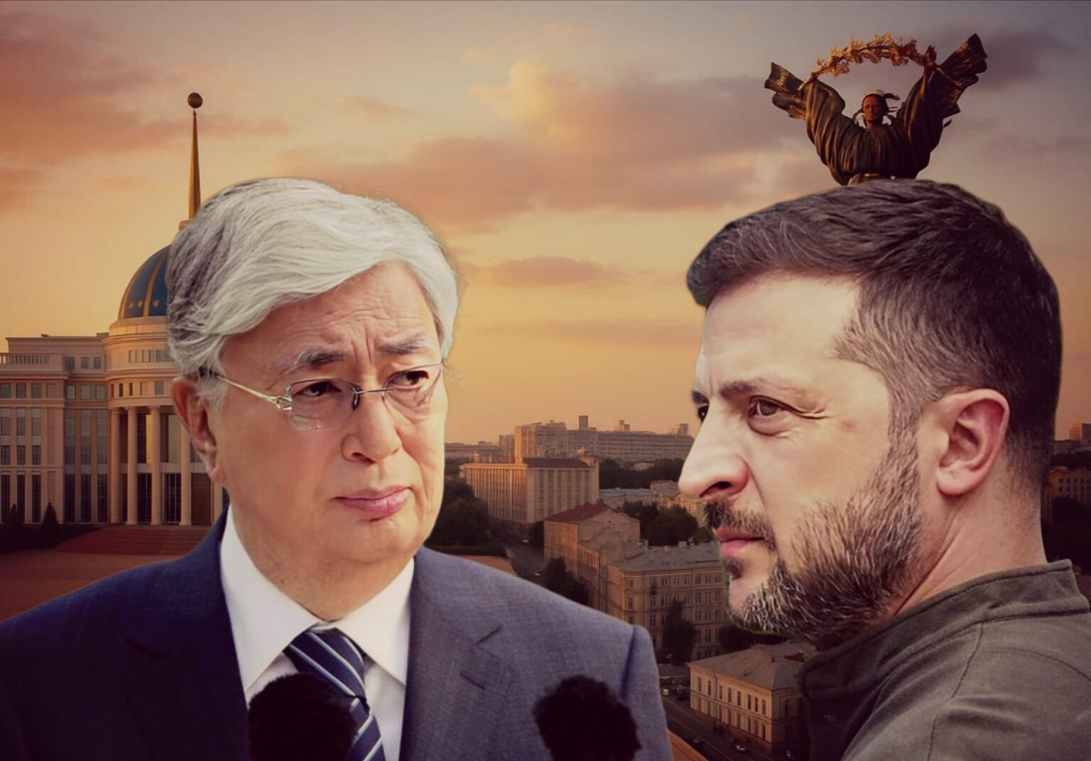 Ақордаға қарай ашылған есік: Зеленский Тоқаевқа арқа сүйеуге болатынын түсінді Зеленский Тоқаев