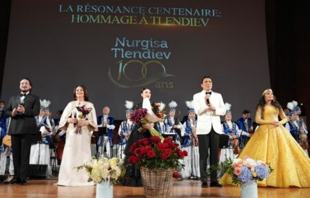 Парижде Нұрғиса Тілендиевтің 100 жылдығы аталып өтті