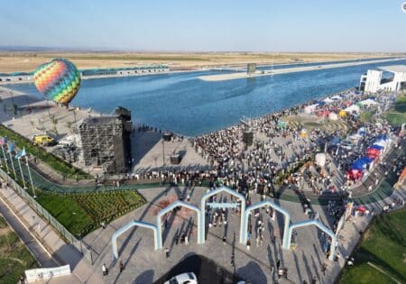 Түркістандағы «Ескек есу» арнасы – Орта Азиядағы теңдессіз спорт кешені Түркістан