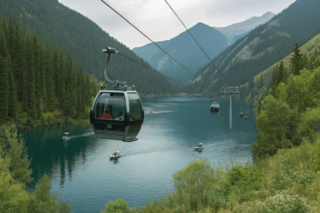 Көлсай көлдерін аспалы жолмен жалғайтын ірі жоба қолға алынды