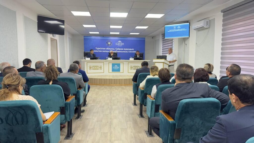 Түркістан облысы: Сайрам ауданында ҚХА-ның алғашқы сессиясы ұйымдастырылды