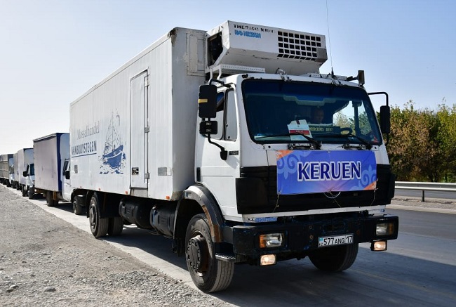 Түркістан облысы Алматыға 500 тоннадан астам ауыл шаруашылығы өнімін жеткізді