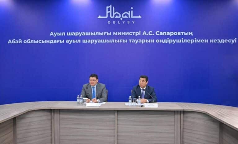 Абай даласындағы агросаясат: фермерлер мен министр ашық диалог құрды