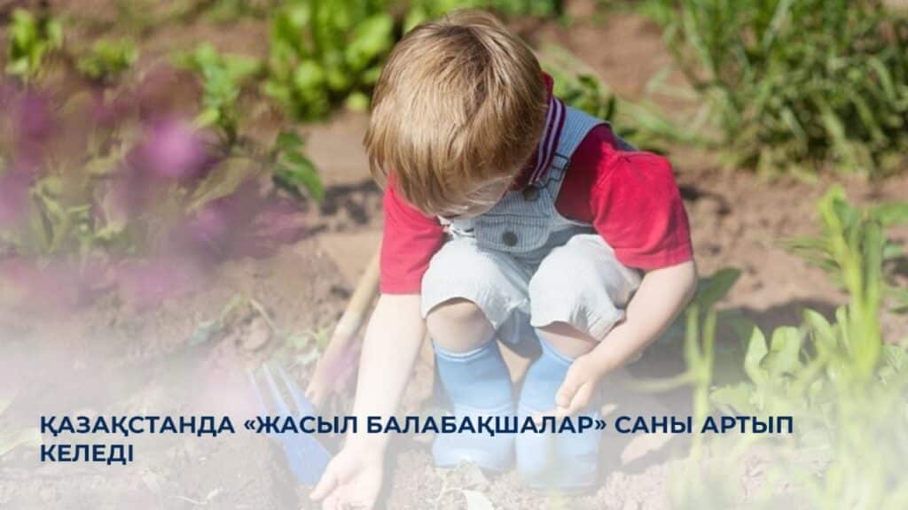 Қазақстанда «Жасыл балабақшалар» саны артып келеді
