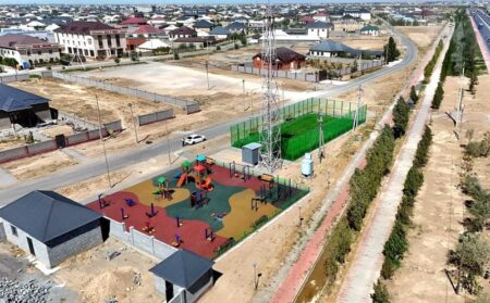 Қаладағы қуаныш: Түркістанда 9 жаңа спорт және ойын алаңы пайдалануға берілді
