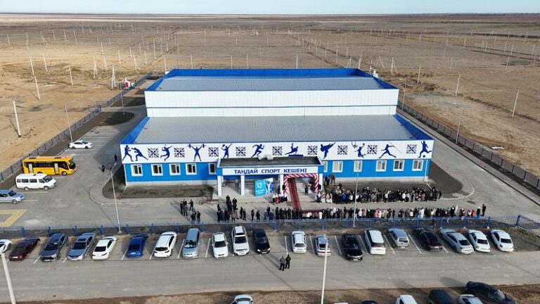 Махамбет ауданында жаңа спорт кешені пайдалануға берілді
