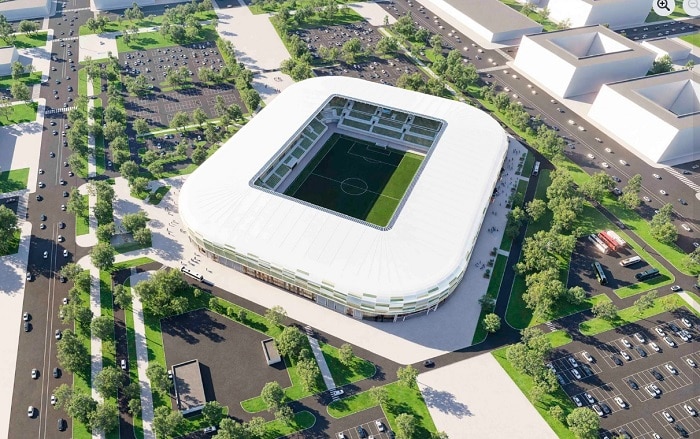 Семейде 25 мың орынды УЕФА стандартына сай стадион салынып жатыр Стадион Семей